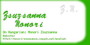 zsuzsanna monori business card